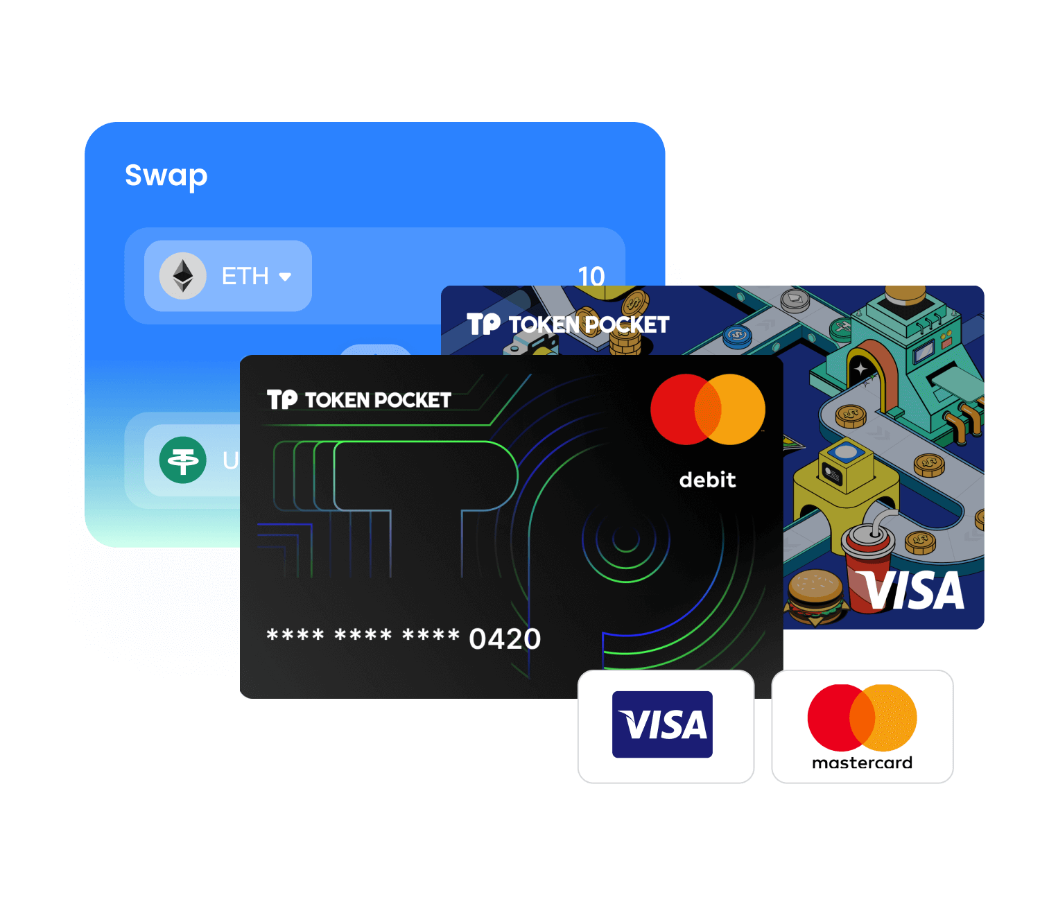 TokenPocket 閃兌服務示意